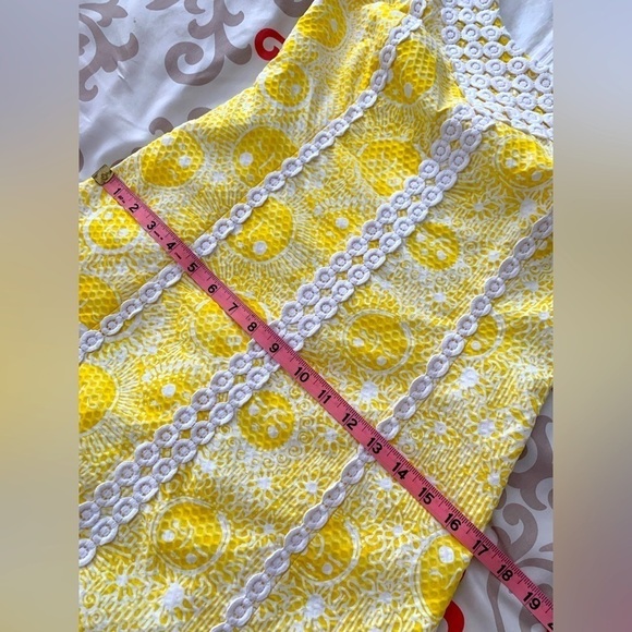 Lilly Pullitzer McFarlane Shift Dress Sunglow Yellow Style 84125 - Picture 12 of 15